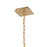 Crystorama Capri Chandelier, Antique Gold