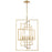 Crystorama Capri 7 Light Chandelier, Antique Gold - 339-GA