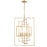 Crystorama Capri Chandelier, Antique Gold