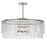 Crystorama Bleecker 8 Light Chandelier, Polished Chrome - 398-CH