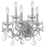 Crystorama Maria Theresa 5 Light Swarovski Strass Sconce, Chrome - 4404-CH-CL-S