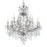 Crystorama Maria Theresa 13-LT Italian Crystal Chandelier, Chrome - 4412-CH-CL-I