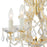 Crystorama Maria Theresa 4 Light Mini Chandelier, Gold/Clear