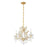 Crystorama Maria Theresa 4 Light Mini Chandelier, Gold/Clear