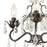 Crystorama Paris Market 3-Light Mini-Chandelier, Bronze