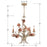 Crystorama Southport 3 Light Mini Chandelier, Sage Rose