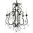 Crystorama Ashton 6 Light Chandelier, Bronze/Swarovski Strass - 5016-EB-CL-S