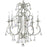 Crystorama Ashton 6 Light Chandelier, Silver/Swarovski Strass - 5016-OS-CL-S