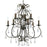 Crystorama Ashton 9 Light Chandelier, Bronze/Swarovski Strass - 5019-EB-CL-S