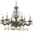 Crystorama Paris Market 6 Light GT Strass Chandelier, Bronze - 5026-VB-GT-S