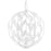 Crystorama Broche 4 Light Chandelier, Matte White - 504-MT