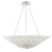 Crystorama Broche 8 Light Chandelier, Matte White - 519-MT