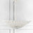 Crystorama Broche 8 Light Chandelier, Matte White