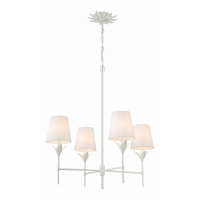 Crystorama Broche 4 Light Chandelier