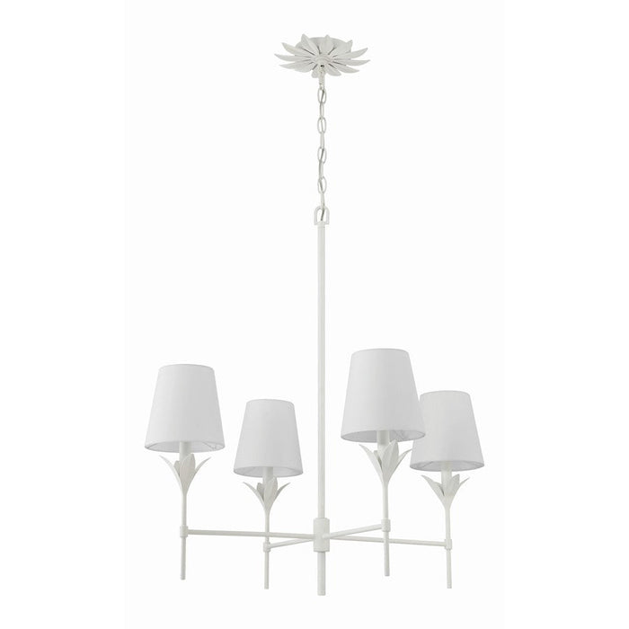 Crystorama Broche 4 Light Chandelier