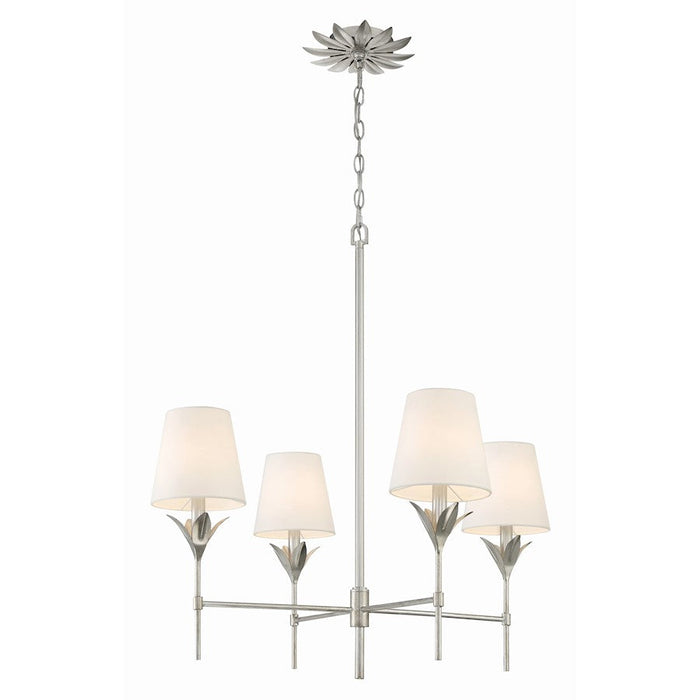 Crystorama Broche 4 Light Chandelier