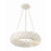 Crystorama Broche 6 Light Chandelier, Matte White - 535-MT