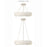 Crystorama Broche 6 Light 18" Chandelier, Matte White