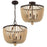 Crystorama Rylee 4 Light Chandelier, Forged Bronze - 604-FB