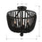 Crystorama Rylee 4 Light Ceiling Mount