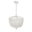 Crystorama Rylee 4 Light Chandelier, Matte White