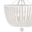 Crystorama Rylee 4 Light Chandelier, Matte White