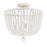 Crystorama Rylee 4 Light Semi Flush Mount, Matte White