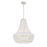 Crystorama Rylee 6 Light Chandelier, Matte White