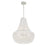 Crystorama Rylee 6 Light Chandelier, Matte White