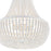 Crystorama Rylee 6 Light Chandelier, Matte White