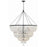 Crystorama Rylee 32 Light Chandelier, Matte Black - 618-MK