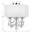 Crystorama Othello 3 Light Semi Flush Mount