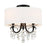 Crystorama Othello 3 Light Semi Flush Mount