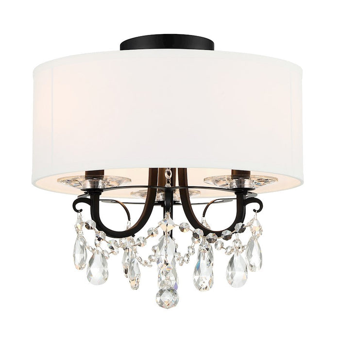 Crystorama Othello 3 Light Semi Flush Mount