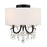 Crystorama Othello 3 Light Semi Flush Mount