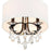 Crystorama Othello 3 Light Semi Flush Mount