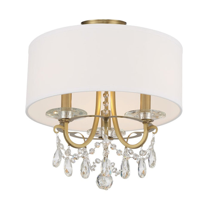 Crystorama Othello 3 Light Semi Flush Mount