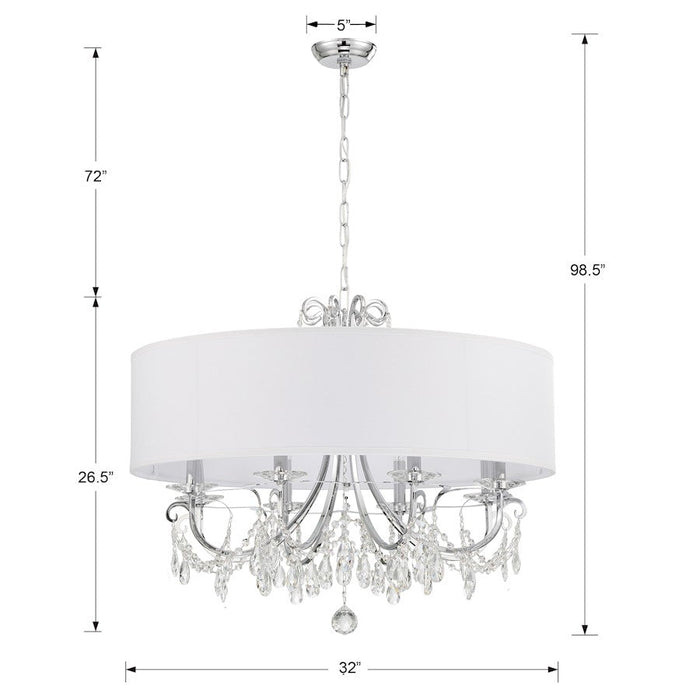 Crystorama Othello 8 Light Chandelier