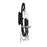 Crystorama Othello 2 Light Wall Mount, Matte Black