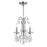 Crystorama Othello 3 Light Clear Crystal Mini Chandelier, Chrome