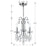 Crystorama Othello 3 Light Clear Crystal Mini Chandelier, Chrome