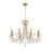 Crystorama Othello 8 Light Chandelier, Vibrant Gold - 6828-VG-CL-MWP