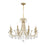 Crystorama Othello 8 Light Chandelier, Vibrant Gold