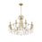 Crystorama Othello 8 Light Chandelier, Vibrant Gold