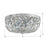 Crystorama Ceiling Mount Flush Mount, Chrome/Clear