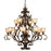 Crystorama Norwalk 12 Light Chandelier, Bronze Umber - 7412-BU