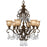 Crystorama Norwalk 6-LT Italian Crystal Chandelier, Bronze Umber - 7516-BU-CL-I