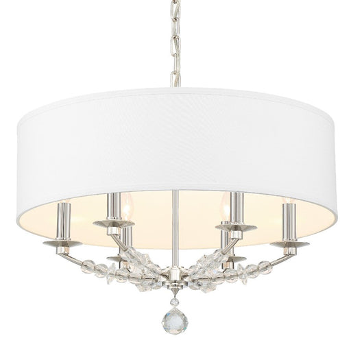 Crystorama Mirage 6 Light Chandelier, Polished Nickel - 8016-PN