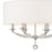 Crystorama Mirage 6 Light Chandelier, Polished Nickel