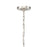 Crystorama Mirage 6 Light Chandelier, Polished Nickel